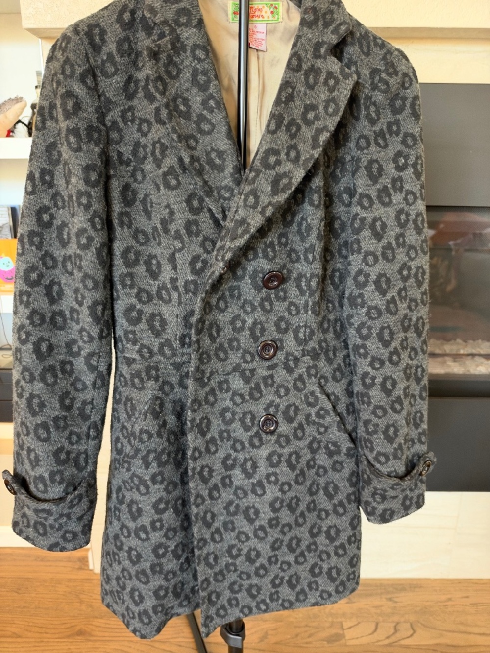 Flying Tomato Leopard Print Coat